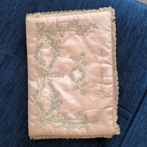 Carlin Comforts Saks Fifth Ave Satin Lingerie Pouch 1930/1940's